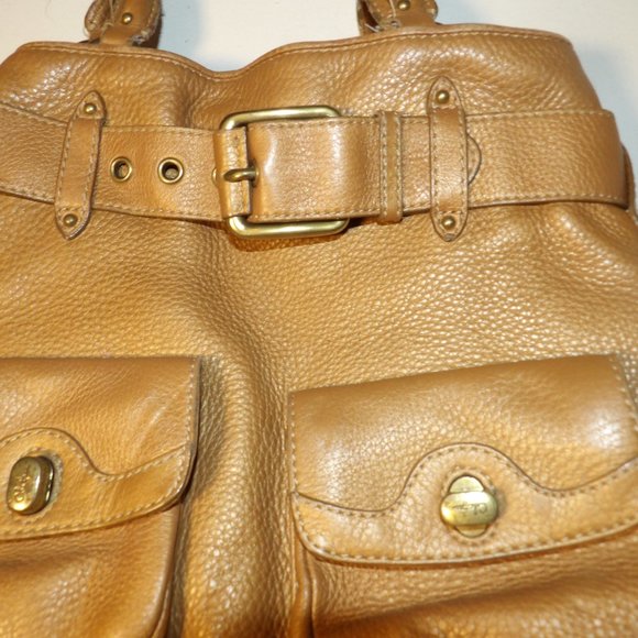 Cole Haan Large Pebbled Leather Tote - Picture 2 of 8